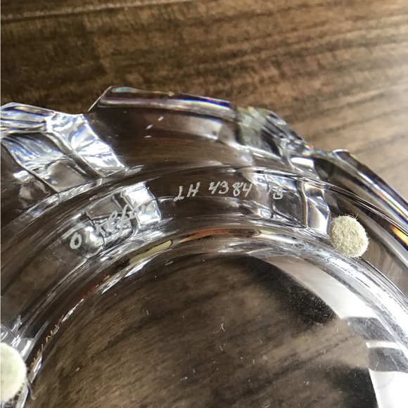 Vintage Orrefors Sweden Corona Crystal Bowl by Lars Hellsten - Picture 6 of 7